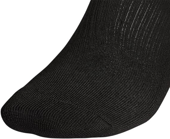 adidas Men's Athletic Cushioned Low Cut Socks with Arch Compression for a Secure Fit (6-Pair)