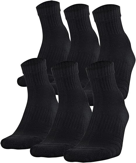 Under Armour Training Cotton Quarter Socks, Multipairs